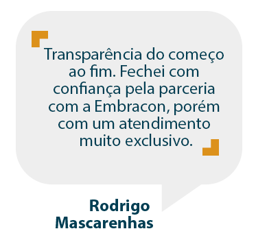 Consórcio Embracon com especialistas da MAM.